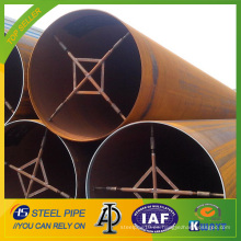 API 5L X65 LSAW tubería de acero al carbono / tubo
